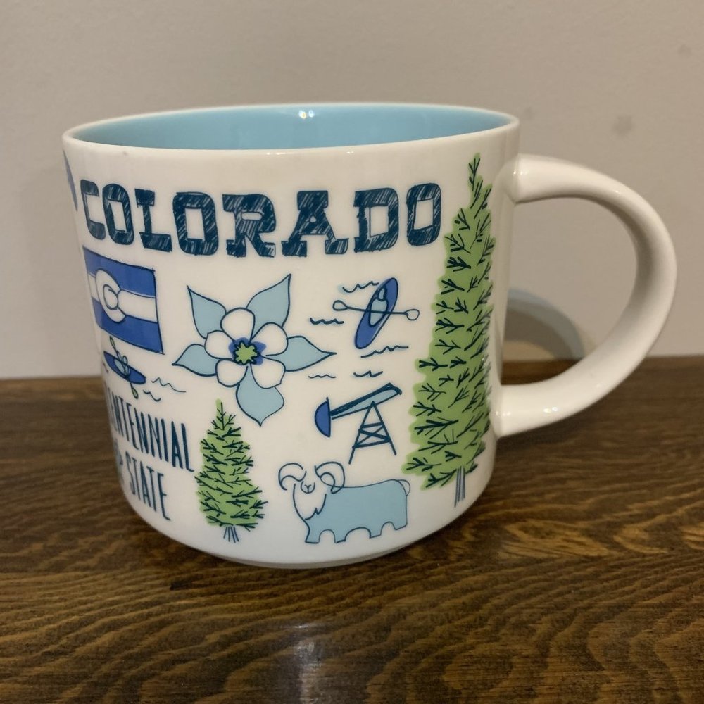 STARBUCKS You Are Here Collection coffee mug COLORADO